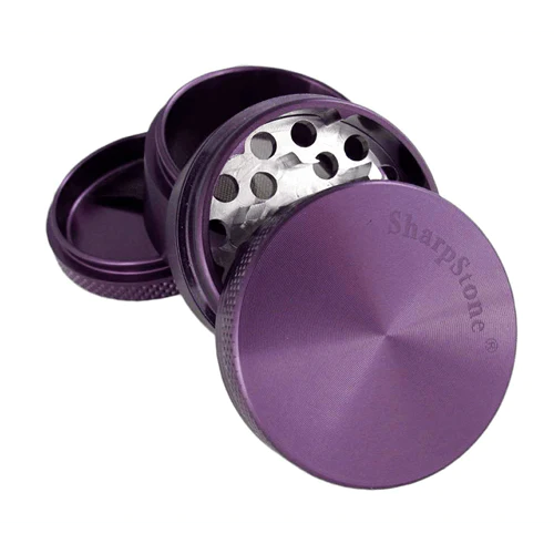 Copy of SharpStone® Hard Top 4 Piece Herb Grinder – 2.2” Purple