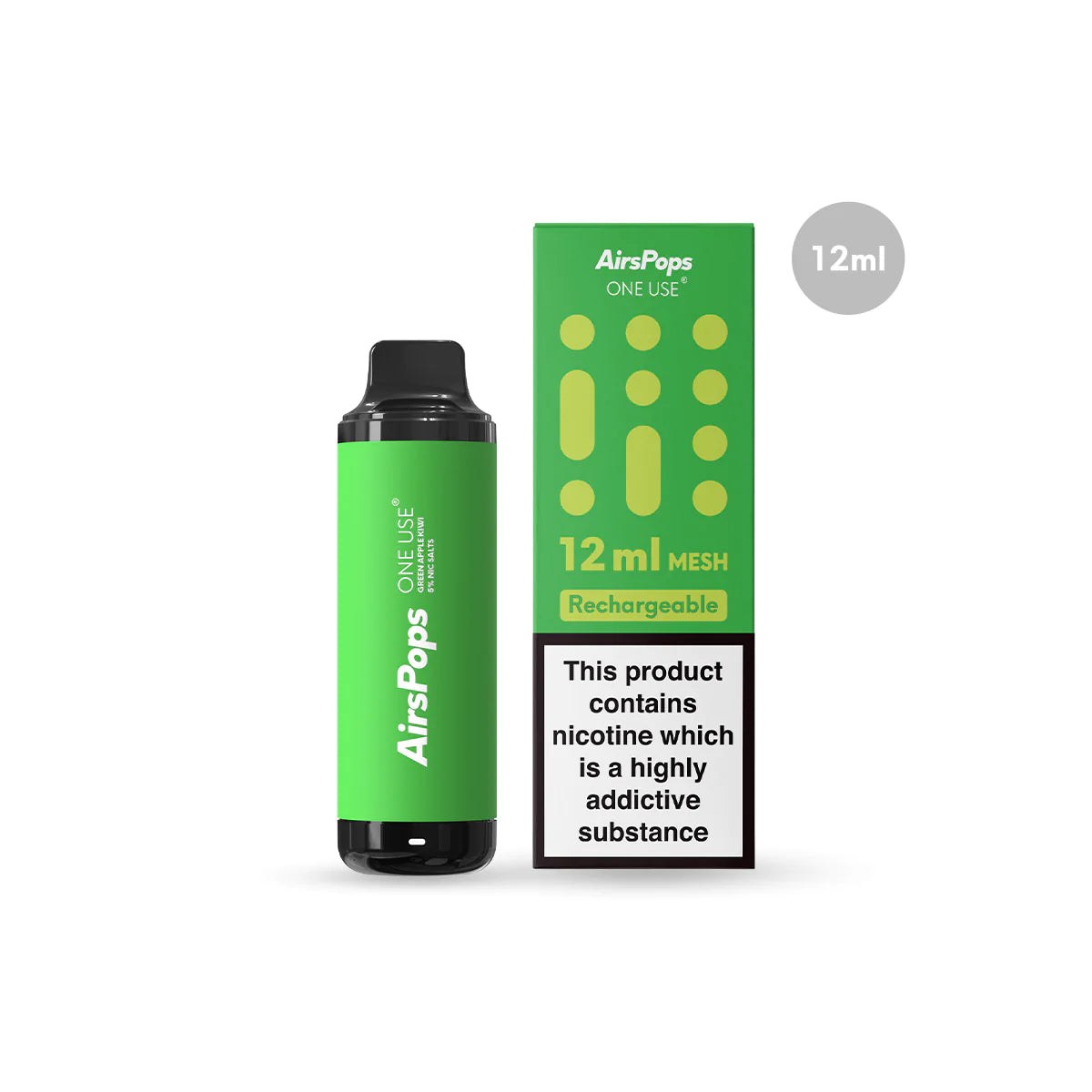 AirsPops ONE USE 12ml MESH Disposable
