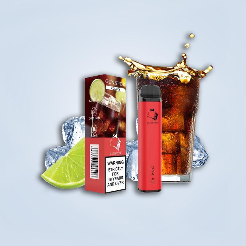 GUNNPOD Bar 2000 Puff Disposable - All Flavors available (6768344531017)