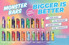 Monster Bars Disposable Vape 3500 Puffs - All Flavours (6768390078537)