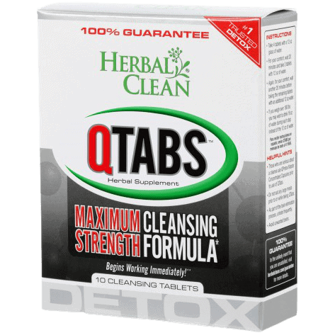 QTabs Maximum Cleanse Tablets (10 Tablets)